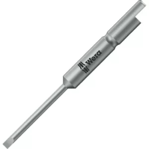 Image of Wera 05135265001 800/9 C Slotted Screw Bit Halfmoon Drive, 1.5 x 44mm