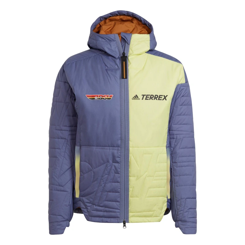 Image of adidas Terrex MYSHELTER Primaloft Hooded Padded Jacket Me Orbit Violet / male S