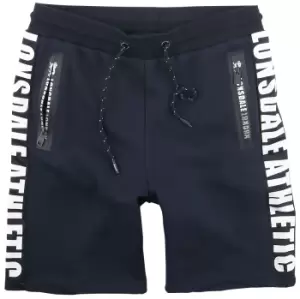 Image of Lonsdale Men JOGGING SHORTS mens Shorts in Blue. Sizes available:S