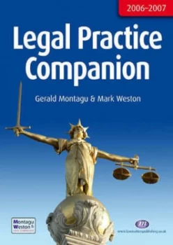 Image of Legal Practice Companion 2006-07 by Gerald Montagu Paperback