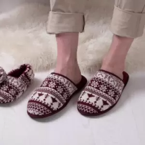 Image of totes Family Collection Ladies Mule Slippers Red