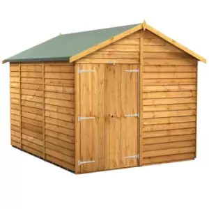 Image of Power 10x8 Overlap Apex No Window Double Door Shed