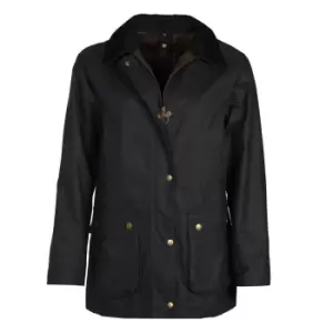 Image of Barbour Womens Acorn Wax Jacket Navy 8