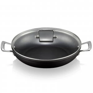 Image of Le Creuset Toughened Non Stick Shallow Casserole Dish - 30cm
