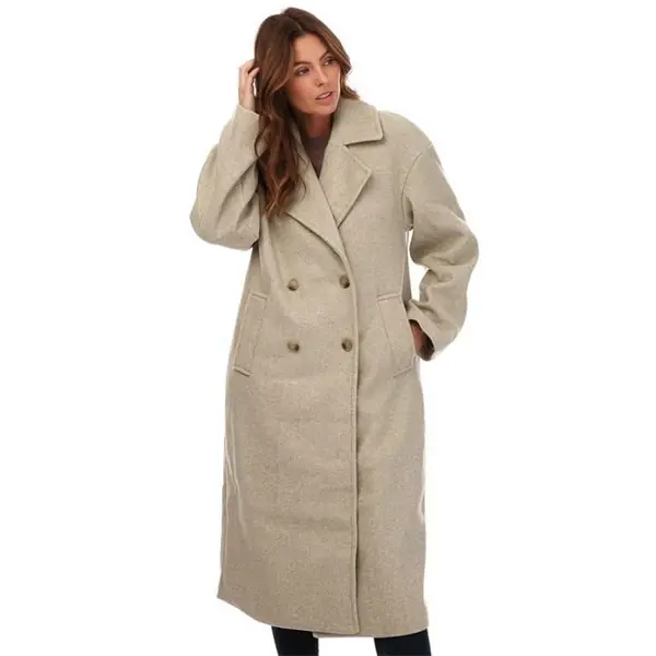 Image of Only Wembley Oversized Coat Overcoats 8 Beige 30221704175