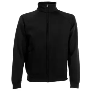 Image of Fruit Of The Loom Mens Sweatshirt Jacket (L) (Black)