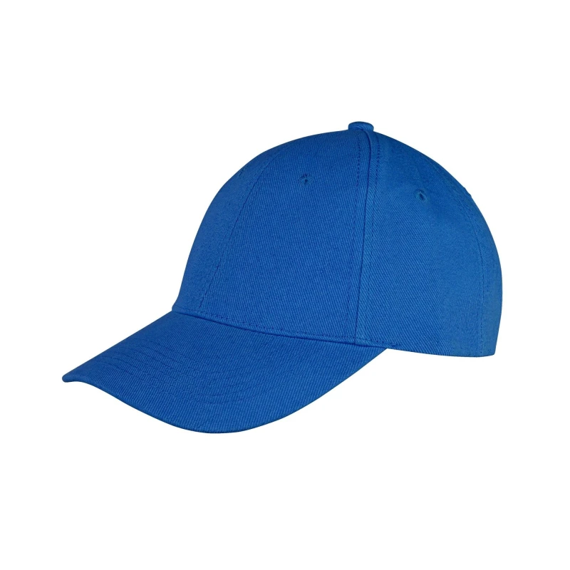 Image of Result Result Men Memphis 6 Panel Brushed Cotton Low Profile Baseball Cap in Light Blue Light Blue One Size Male 5063470734580