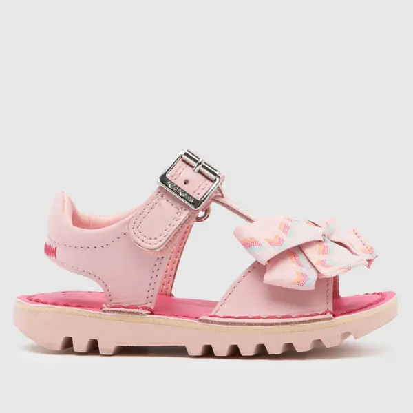 Image of Kickers pink kick bow Girls Toddler sandals Pink UK 5 (EU 22)
