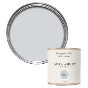 Image of Laura Ashley Slate White Matt Emulsion Paint, 100ml Tester Pot