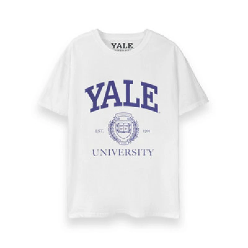 Image of Yale Short Sleeved T-Shirt White unisex