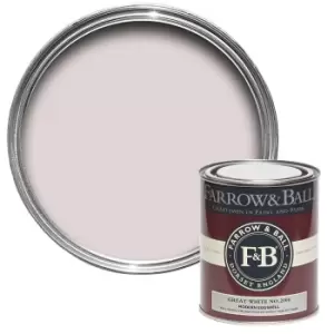 Image of Farrow & Ball Modern Eggshell Paint Great White - 750ml