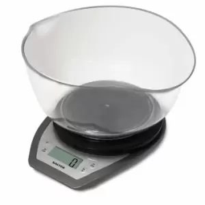 Image of Salter Electronic Kitchen Scale With Dual Pour Mixing Bowl