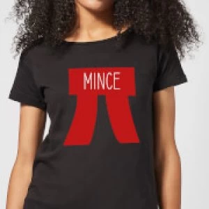 Image of Mince Pi Womens Christmas T-Shirt - Black - 5XL