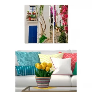 Image of MDF3549520 Multicolor Decorative MDF Painting (3 Pieces)