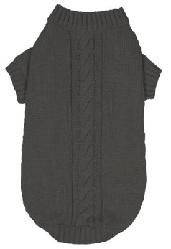 Image of Banbury Co Knitted Dog Jumper Grey Xsml