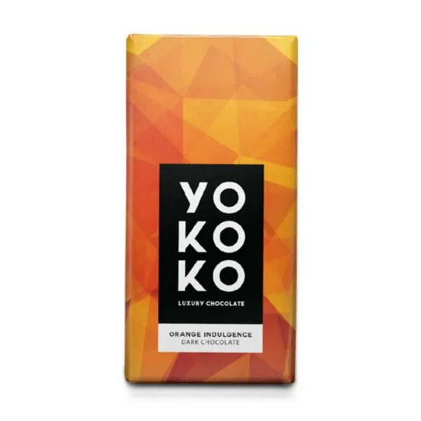 Image of Yokoko Yokoko Chocolate Bar Orange Indulgence Dark Chocolate (Bar 100g) - 0401369 0401369