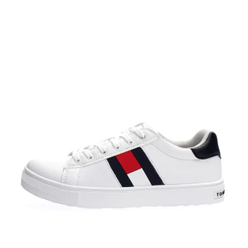Image of TOMMY HILFIGER Sneakers White Pelle - Leather