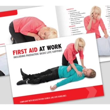 Image of Click Medical First Aid At Work Book Ref CM1317 Up to 3 Day Leadtime