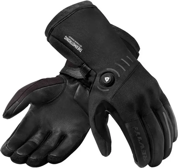 Image of REV'IT! Freedom H2O Heated Gloves Black Size L