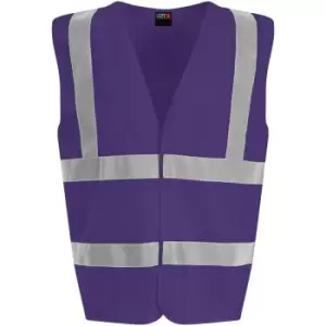 Image of PRO RTX High Visibility Unisex Waistcoat (L) (Purple) - Purple