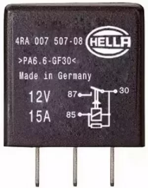 Image of Flasher Unit Relay 4RA007507-081 by Hella