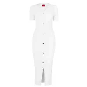 Image of Hugo Saffatty Dress - White