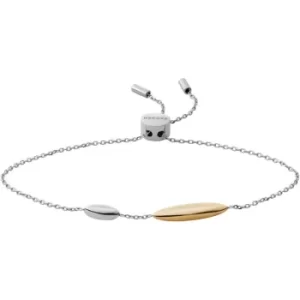 Image of Skagen Kariana Two-Tone Stainless Steel Station Bracelet