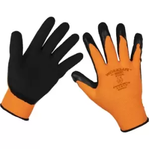 Image of PAIR Latex Coated Foam Gloves - Large - Improved Grip Lightweight Safety