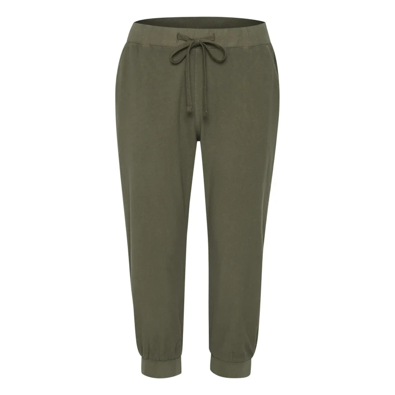 Image of Kaffe Womens Trousers KAFFE Naya Capri Vert Female 42