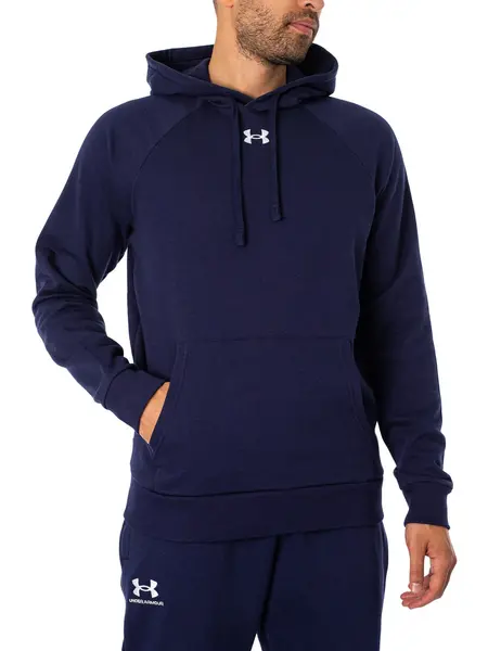 Image of Under Armour Rival Fleece Hoodie Blue S