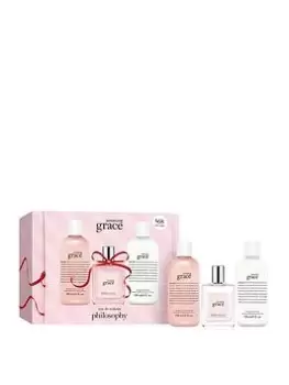 Image of Philosophy Amazing Grace 60ml Eau de Parfum Christmas Giftset, Pink, Women