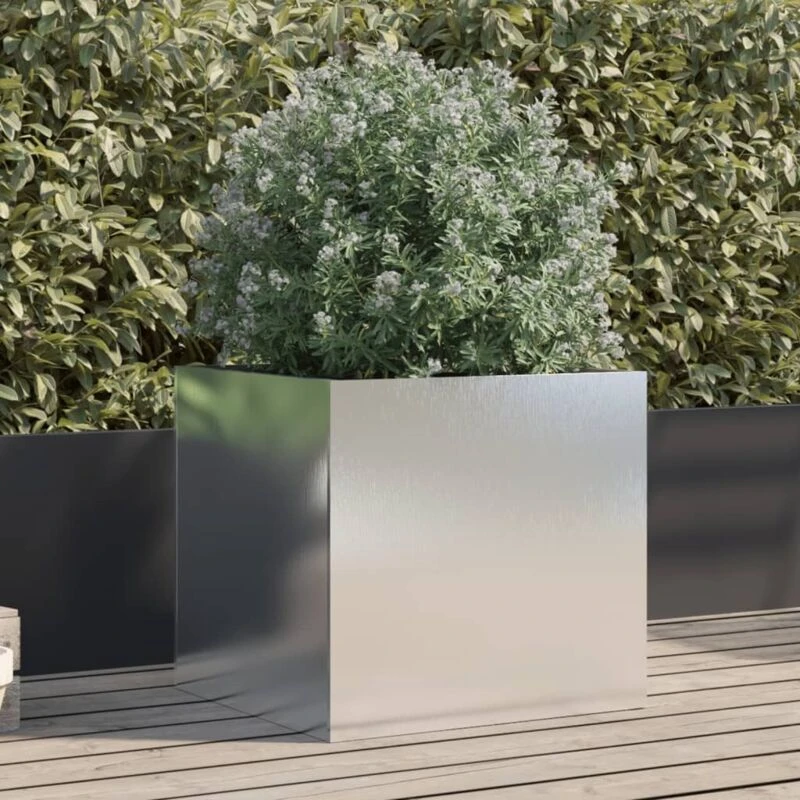 Image of VIDAXL Planter Silver 49x47x46cm Stainless Steel Vidaxl 8721012364257