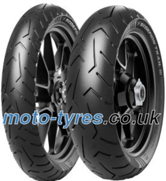 Image of Pirelli Scorpion Trail III ( 90/90 V21 TL 54V M/C, variant F, Front wheel ) R-499954 Motorcycle Tyres Enduro Tyres