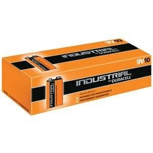 Image of Original Duracell 9V Industrial Alkaline Battery 1 x Pack of 10