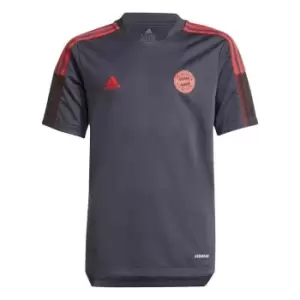 Image of adidas Bayern Munich Training Shirt 2021 2022 Junior - Grey