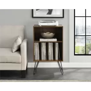 Image of Alphason - Concord Turntable Stand Cabinet Unit With Vinyl Storage Walnut