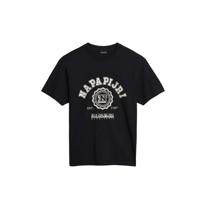 Image of T-Shirt Napapijri Quito Noir Unisex XS