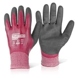 Image of Wonder Grip WG 718 Dexcut Nitrile Coated Glove Medium Grey Ref WG718M