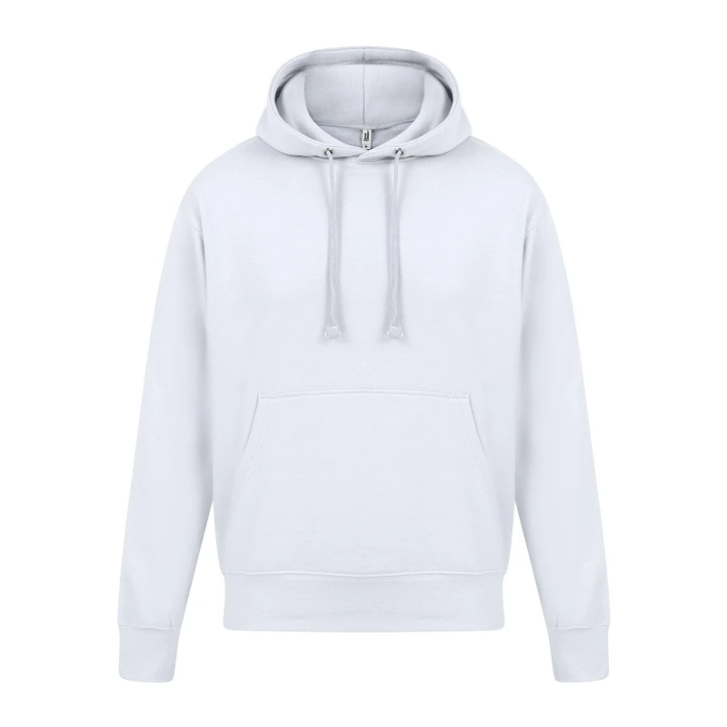 Image of Casual Classics Mens Premium Ringspun Cotton Hoodie in White Size: Small White Male S