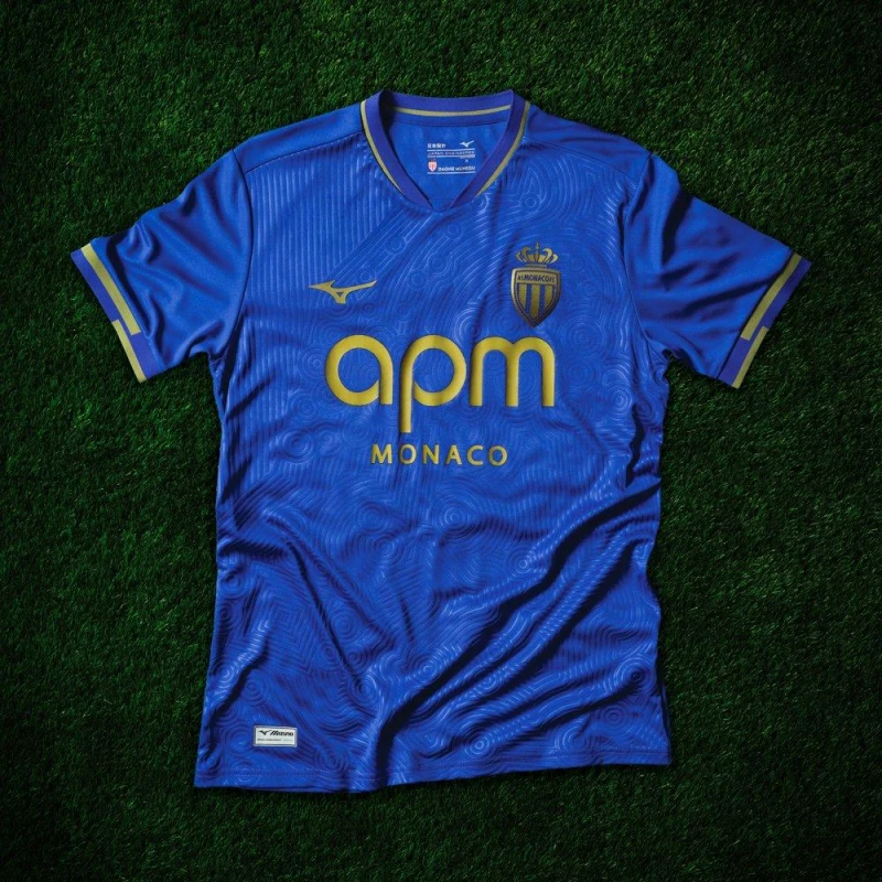 Image of Mizuno Monaco Away Shirt 2025 2026 Adults Blue male Medium