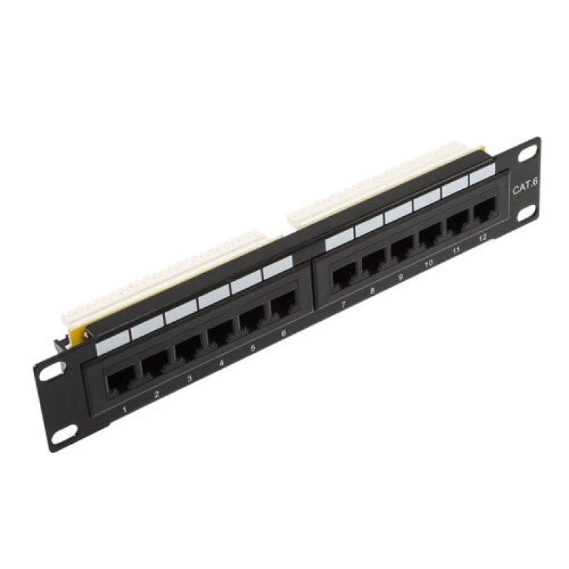 Image of Cablenet Cablenet 12 Port 10" Cat6 UTP Patch Panel XXRPNL6