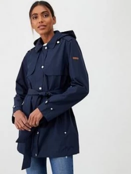 Image of Regatta Garbo Waterproof Trench Jacket - Navy