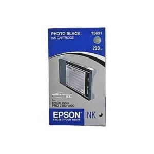 Image of Epson T5631 Photo Black Ink Cartridge