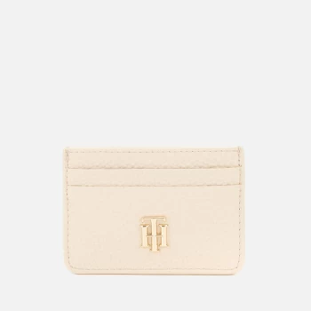 Image of Tommy Hilfiger Womens TH Soft Credit Card Holder - Classic Beige