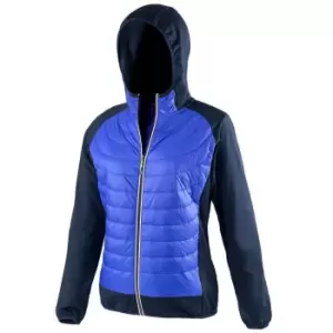 Image of Spiro Womens/Ladies Zero Gravity Showerproof Jacket (XL) (Royal Blue/Navy)