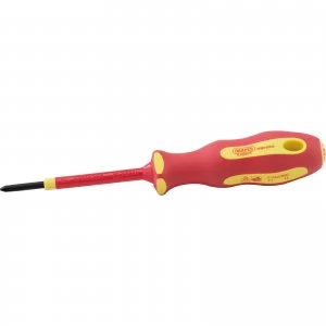 Image of Draper Expert Ergo Plus VDE Insulated Pozi Screwdriver PZ0 60mm