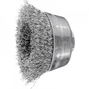 Image of PFERD HORSE Cup brush unzopft 60 x 20 mm wire thickness 0.3mm With thread M14 43468905
