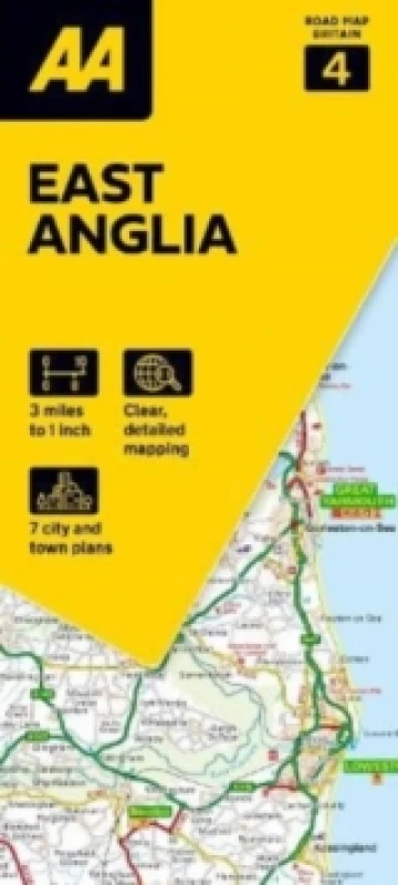 Image of Road Map East Anglia 4 Books