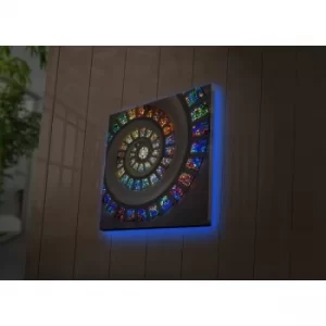 Image of 4040DACT-49 Multicolor Decorative LED Lighted Canvas Painting