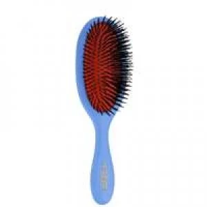 Image of Mason Pearson Pure Boar Bristle Handy Brush Blue
